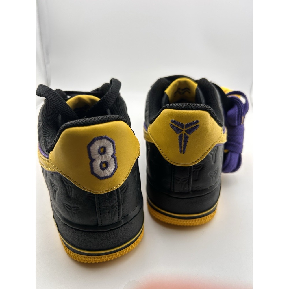 Nike Kobe Bryant x Air Force 1 Retro QS Low Lakers Away Size 6 Youth 7.5 Women